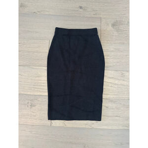 Rachel Roy Black Knit Pencil Skirt XS